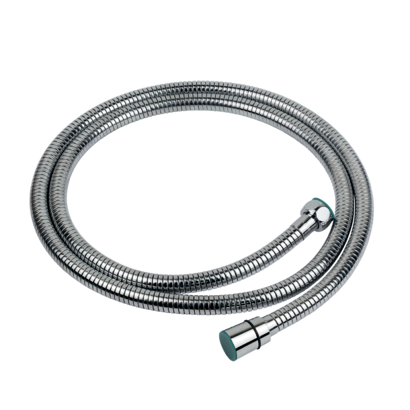 AQUATICA Шланг для душу 1/2" SS хромований розтяжний з підшипником 150-210см XB-8153 (9792020)