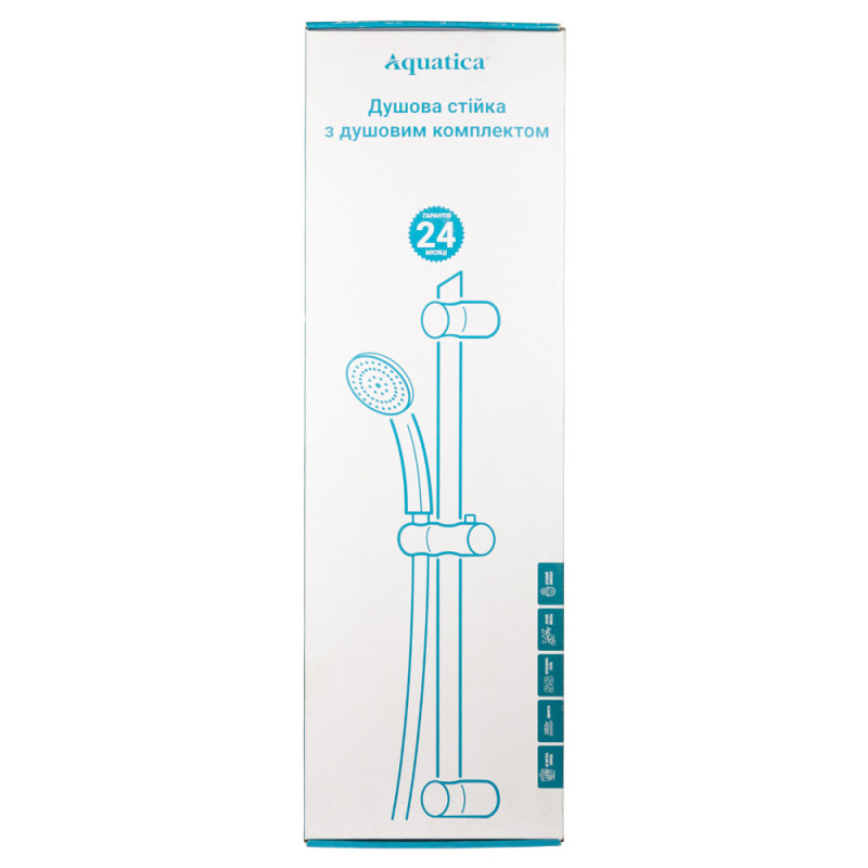 AQUATICA Душова стійка з душовим комплектом (55A) (9792155)