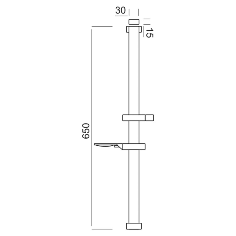 AQUATICA Душова стійка з душовим комплектом (55A) (9792155)