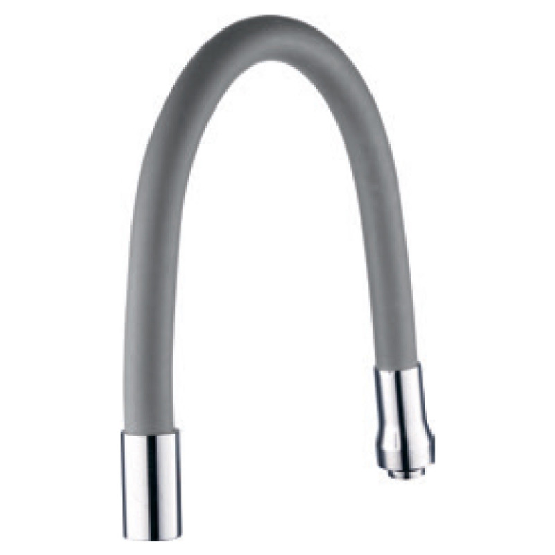 AQUATICA Вилив (гусак) 3/4" для кухні силіконовий сірий (XH-5240) (9793511)