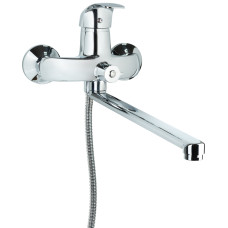 TAU Змішувач s40 Ø40 для ванни гусак прямий 350мм дивертор вбудований картріджний SL-2C243C (9840220)