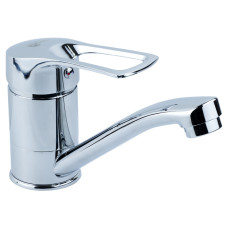 TAU Змішувач s43 Ø40 для кухні гусак прямий 150мм на гайці SM-1B144C (9843100)