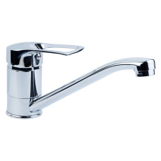 TAU Змішувач s43 Ø40 для кухні гусак прямий 250мм на гайці SM-1B244C (9843110)