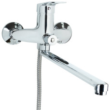 TAU Змішувач SM Ø40 для ванни гусак прямий 350мм дивертор вбудований картріджний SM-2C244C (9843220)