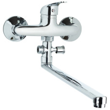 TAU Змішувач TN Ø35 для ванни гусак прямий 350мм дивертор внесений картріджний TN-3C242C (9846220)