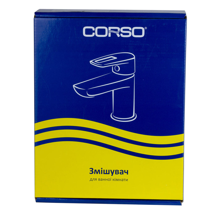 Corso Змішувач MAGGIORE Ø40 для раковини литої на шпильці (BE-2A122C) (9608000)