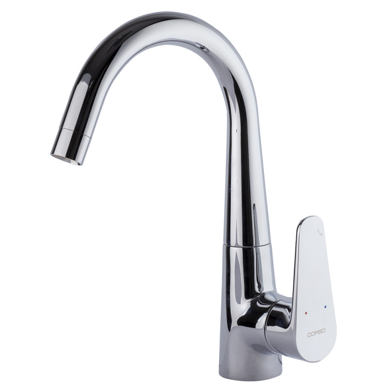 Corso Змішувач MAGGIORE Ø40 для кухні J-излив на гайці 9608100 (BE-4B122C)