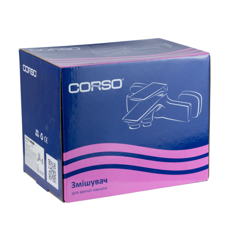 Corso Змішувач RIVA Ø35 для ванни литої DE-1C139C (9629200)