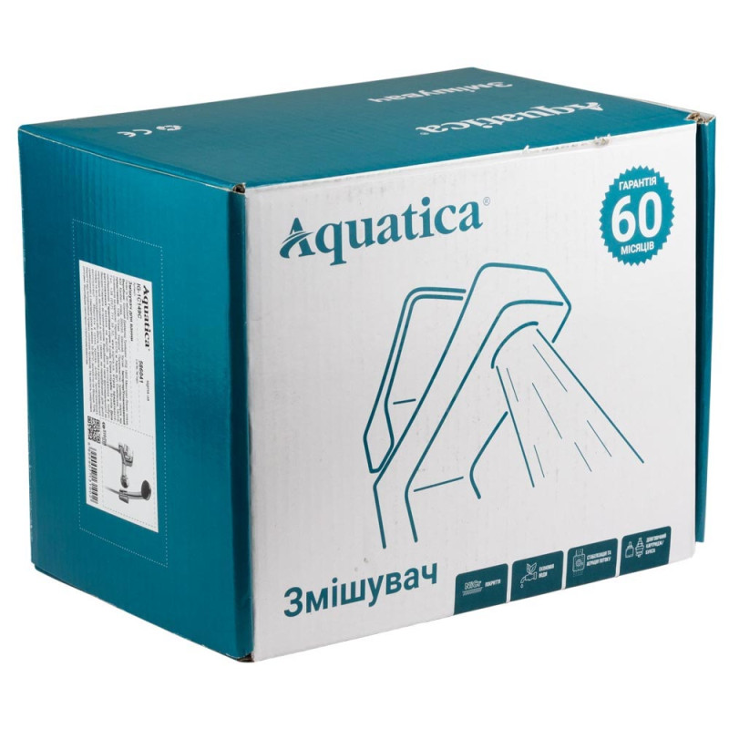 AQUATICA Змішувач IG Ø35 для ванни литої IG-1C149C (9709200)