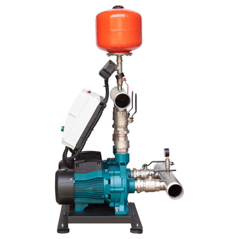 Leo Станция повышения давления 380В 2×3.0кВт Hmax 38м Qmax 450л/мин 12л + каскадное управление 3.0 (2AC300CH2-2S531-4.0-12)