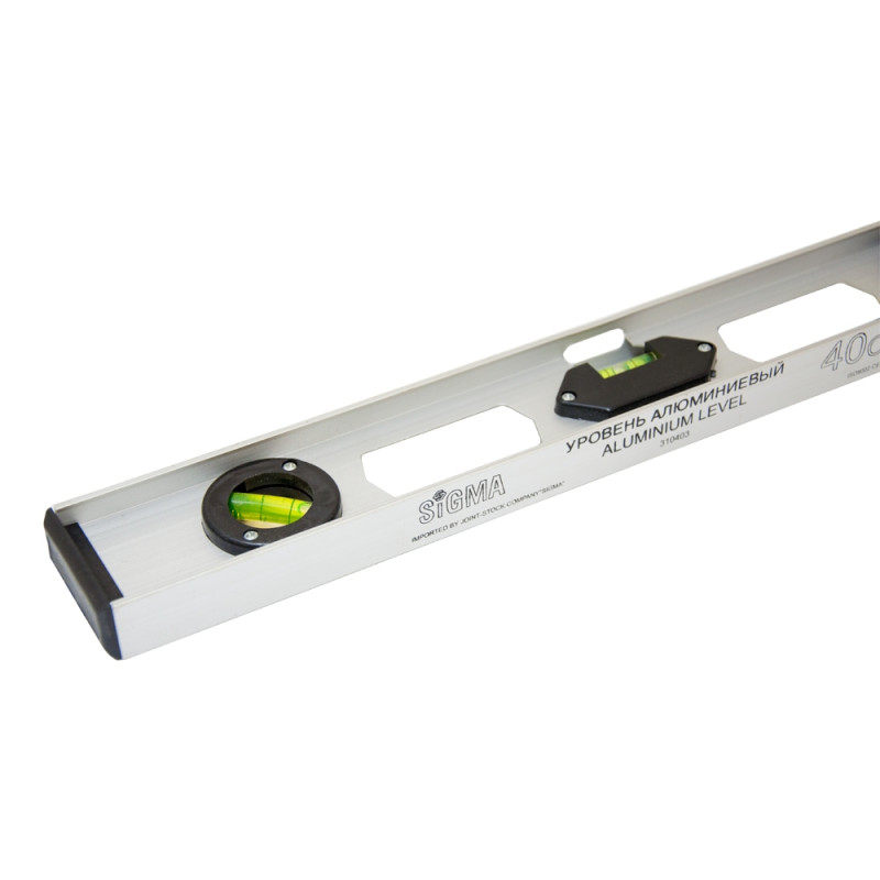 SIGMA Уровень двухтавровый 3 капсулы 40см (3721041)