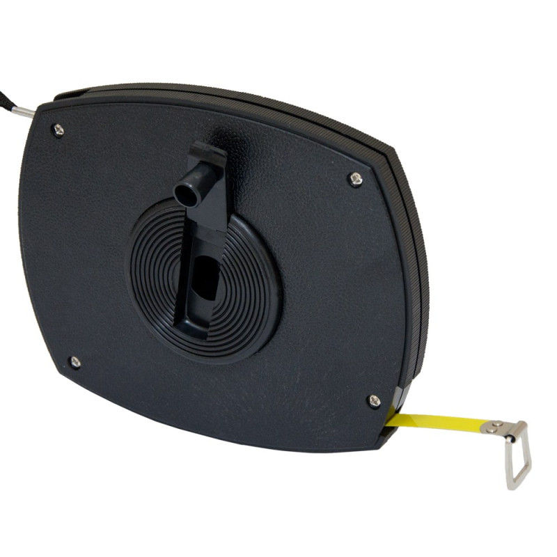 SIGMA Рулетка стальная лента 50м×10мм (черная) (3816501)