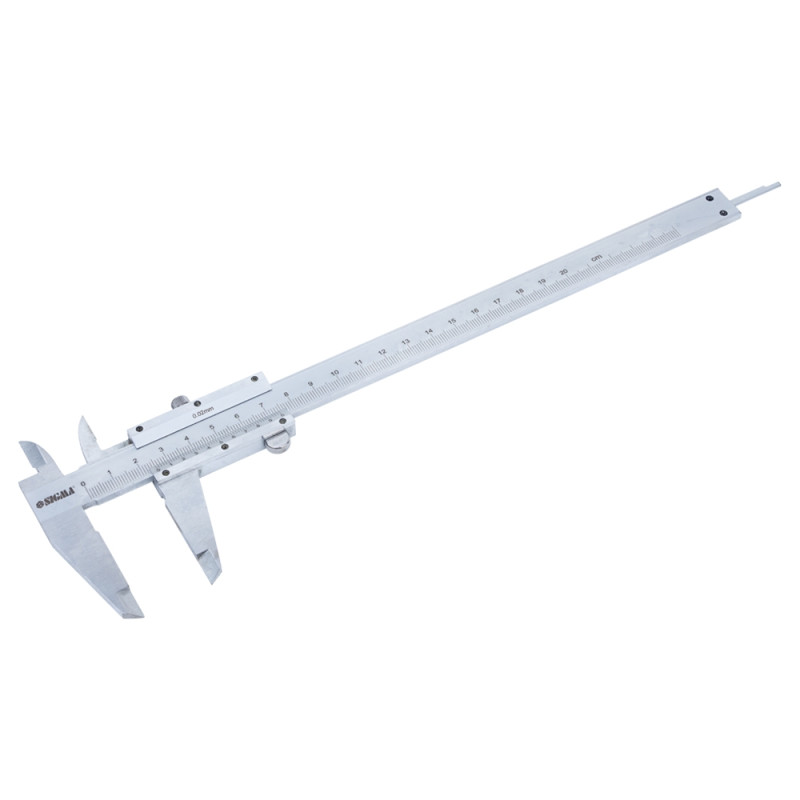 SIGMA Штангенциркуль механический 200мм точность ±0.02мм (пенал) (3922211)