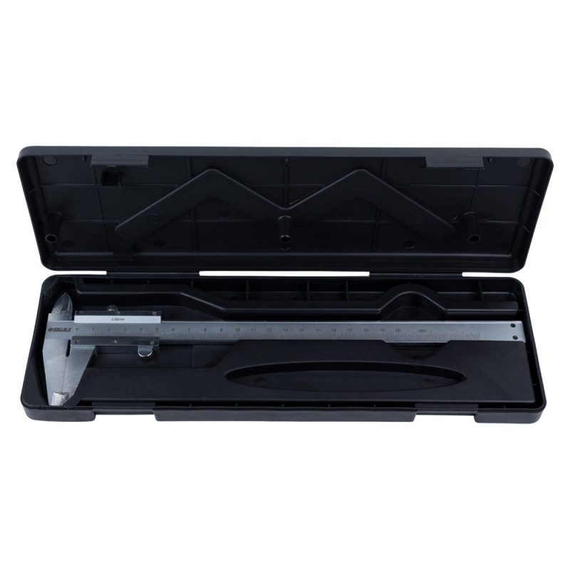 SIGMA Штангенциркуль механический 200мм точность ±0.02мм (пенал) (3922211)