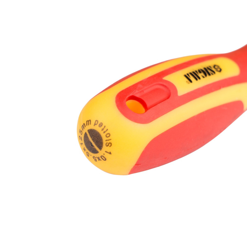 SIGMA Отвертка диэлектрическая шлицевая SL5.5×125мм 1000В CrV (4008061)