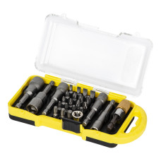 SIGMA Насадки торцеві + адаптер і біти 26шт (кейс) (4012021)
