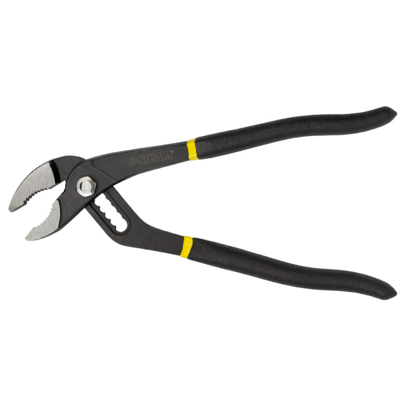 SIGMA Клещи переставные для труб 250мм обрезиненные рукоятки (4102811)