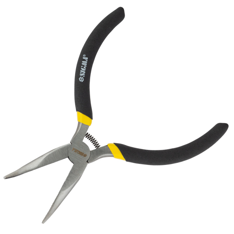 SIGMA Долгогубцы изогнутые 125мм обрезиненные рукоятки Mini (4356311)