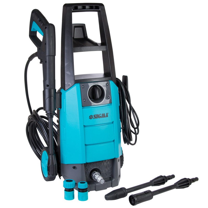 SIGMA Мойка высокого давления 1700Вт max 130bar 6.7 л/мин+турбонасадка (5342071)