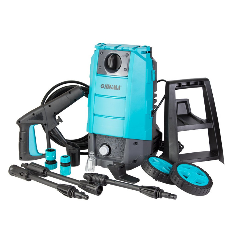 SIGMA Мойка высокого давления 1700Вт max 130bar 6.7 л/мин+турбонасадка (5342071)