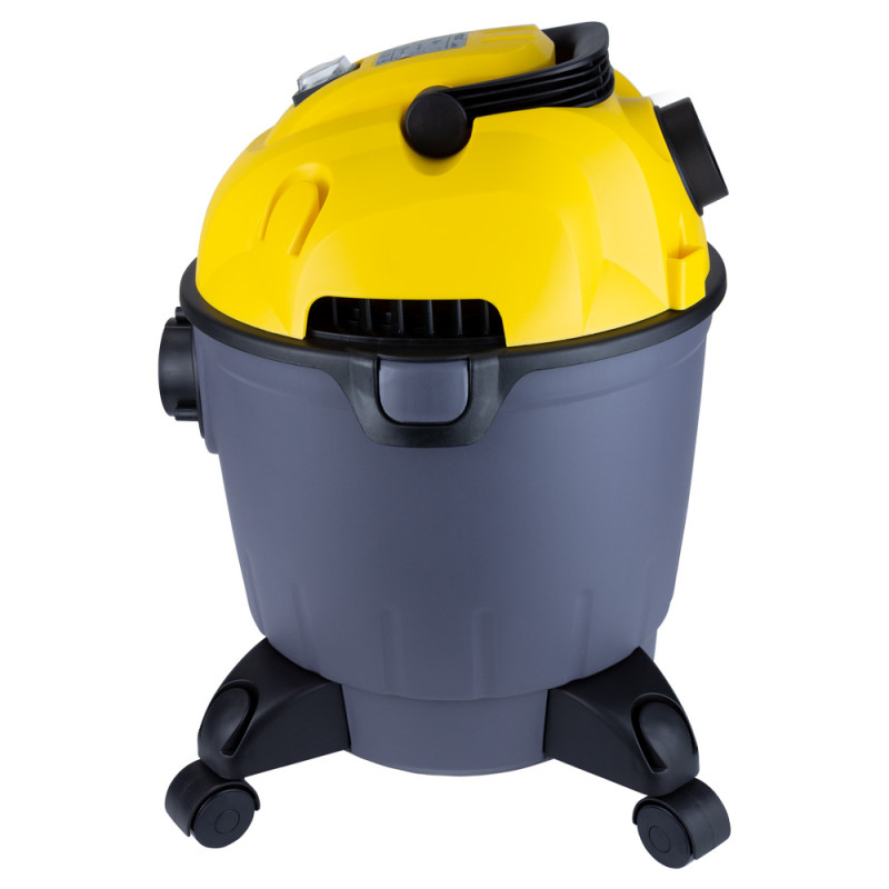 VORTEX Пылесос строительный 1200Вт 1.5м3/мин 15.5КПа пластиковый бак 18л (5346233)