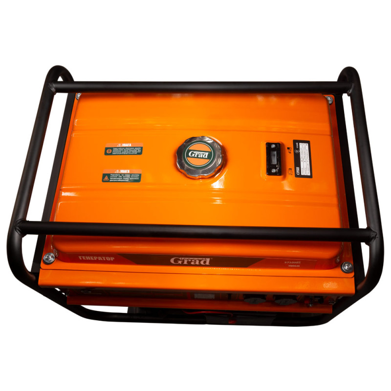 GRAD Генератор бензиновый 7.0/7.5кВт 4-х тактный электрозапуск (5710985)