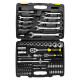 SIGMA Набор торцевых насадок и бит 1/4", 1/2" 82шт CrV Taiwan (6001021)