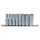 SIGMA Набор шестигранных насадок удлиненных 1/2" на планке 8шт CrV (6003691)