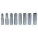 SIGMA Набор шестигранных насадок удлиненных 1/2" на планке 8шт CrV (6003691)