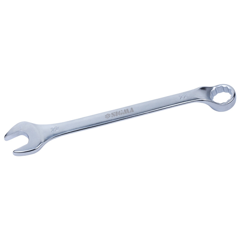 SIGMA Ключи рожково-накидные глубокие 12шт (7-15, 17, 19, 22мм) CrV polished (6010241)