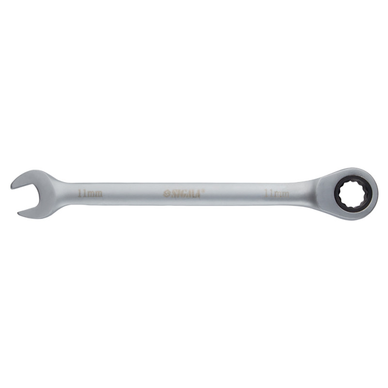 SIGMA Ключ рожково-накидный трещеточный 11мм CrV satine (6022111)