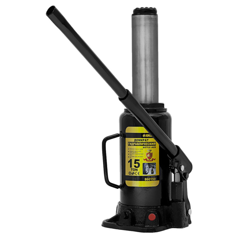 SIGMA Домкрат гидравлический бутылочный 15т H 230-460мм (6101151)