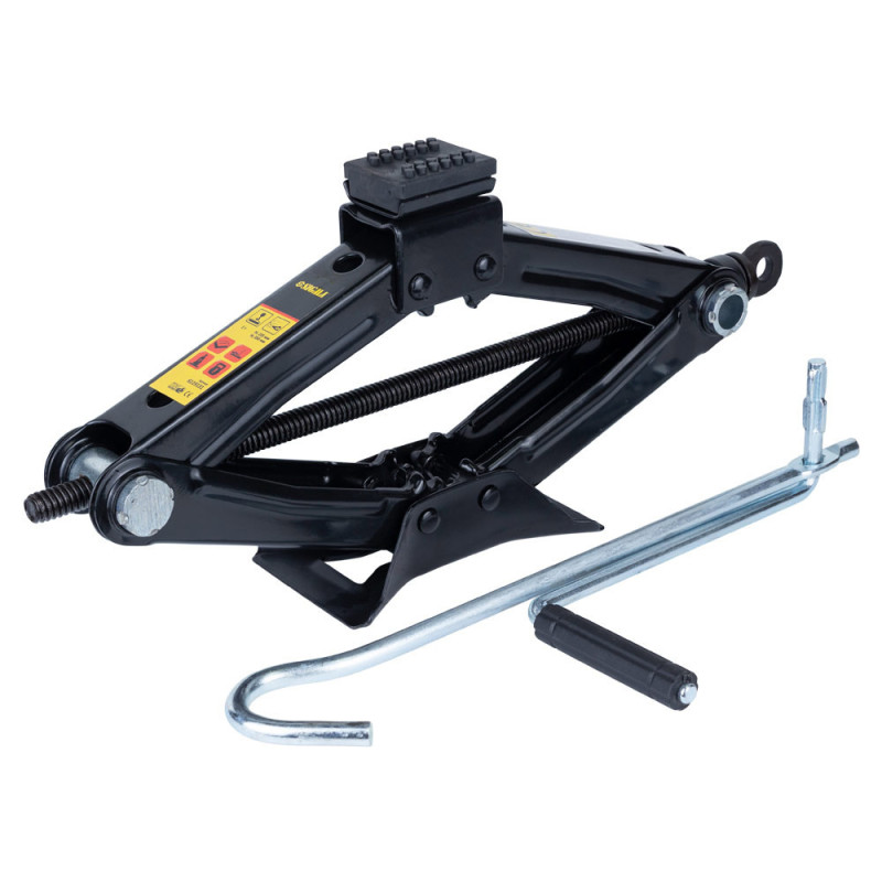 SIGMA Домкрат механический ромбовидный 1т Н 105-350мм (6119131)