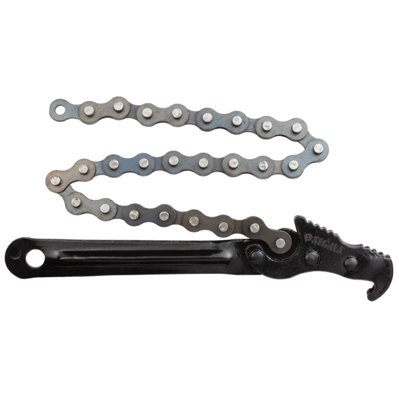 SIGMA Съемник масляного фильтра цепной Ø40-120мм 210мм (6223631)