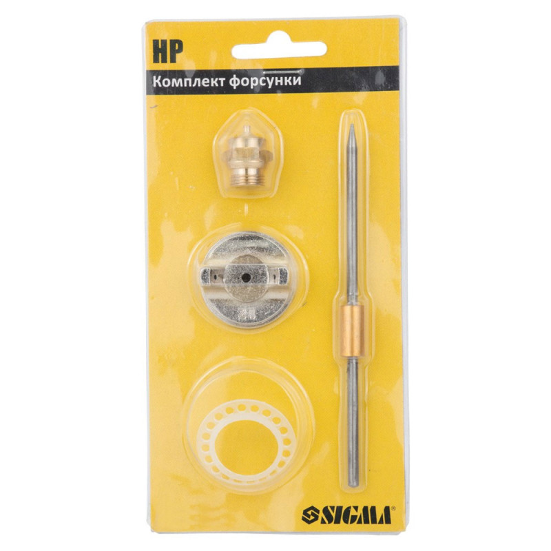 SIGMA Комплект форсунки HP Ø1.2мм для 6811011, 6811031, 6811041, 6811051, 6811101, 6811111, 6811121 (6817141)