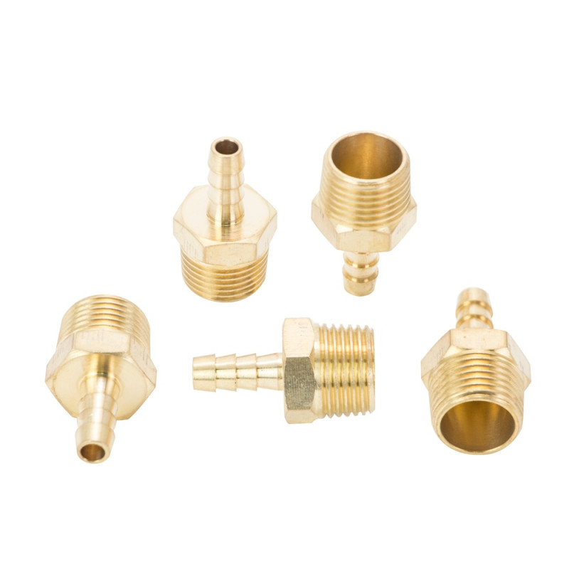 SIGMA Штуцер для шланга с наружным резьбовым соединением 8мм MT 1/2" (латунь) (7023631) (5 шт)