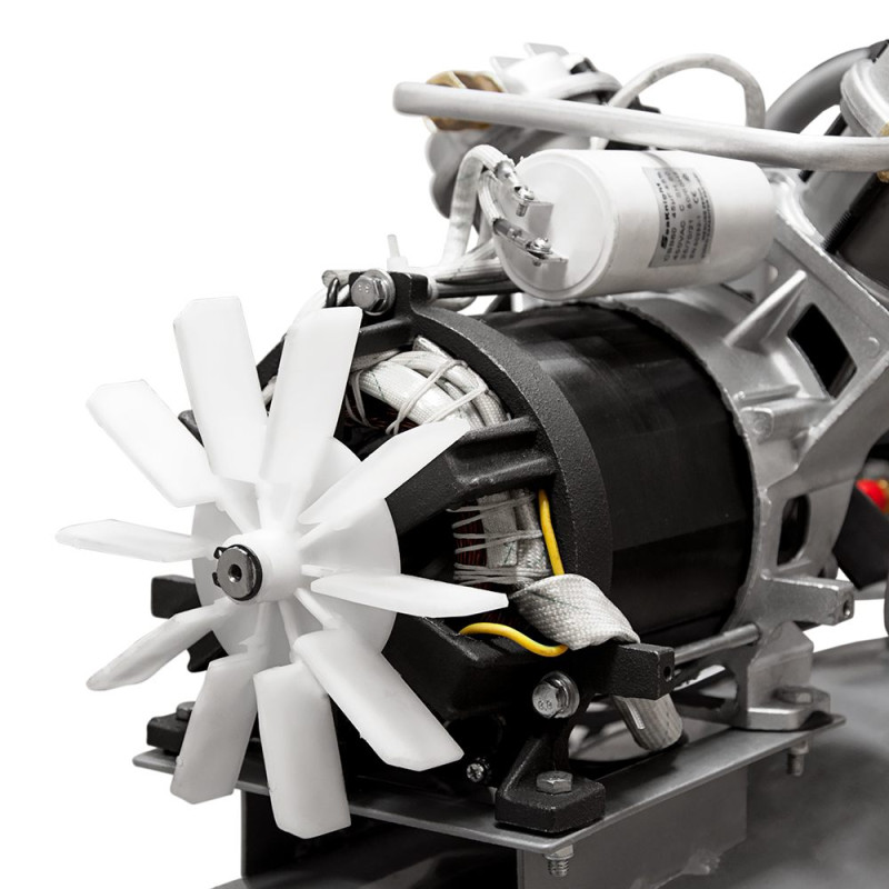 SIGMA Компрессор двухцилиндровый безмасляный 2.2кВт 365л/мин 8бар 50л (2 крана) (7042311)