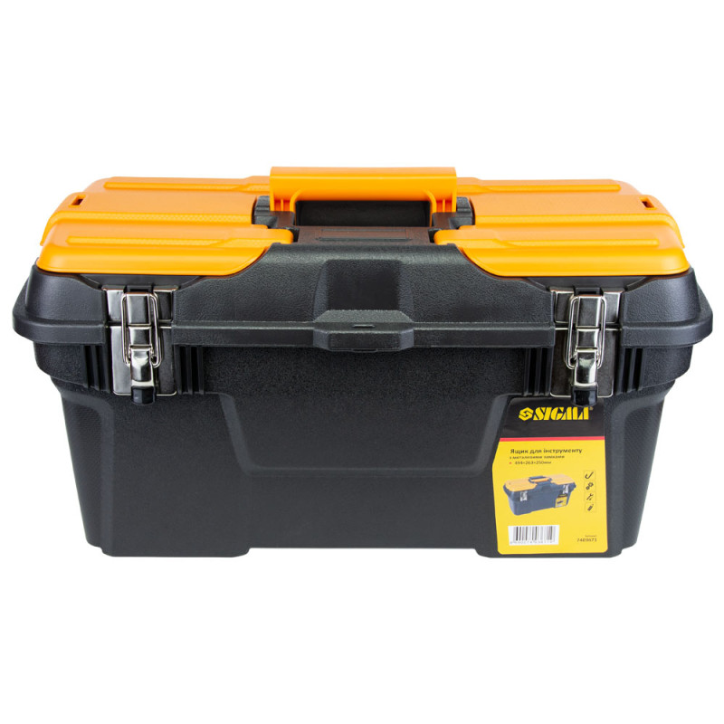 SIGMA Ящик для инструмента (металлические замки) 494×263×250мм (7403671)