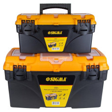 SIGMA Набор ящиков для инструмента 2в1 с органайзером 410×209×195мм, 535×291×280мм (7403771)