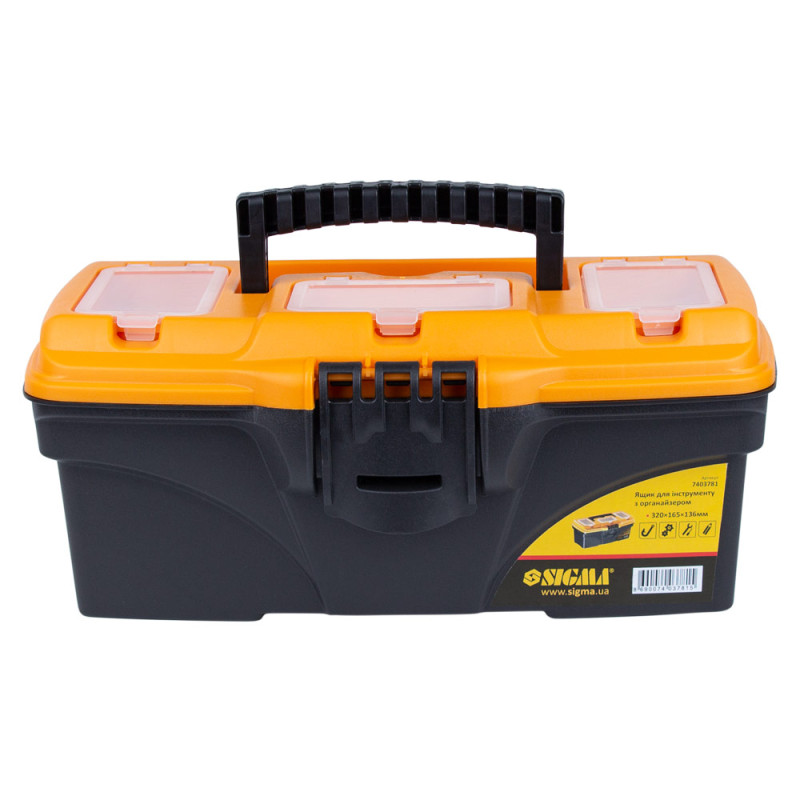 SIGMA Ящик для инструмента с органайзером 320×165×136мм (7403781)