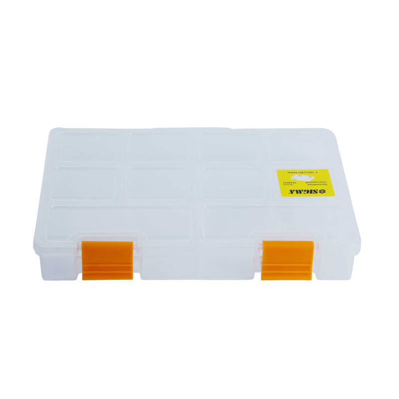 SIGMA Органайзер пластиковый (прозрачный) 195×140×32мм (7418021)