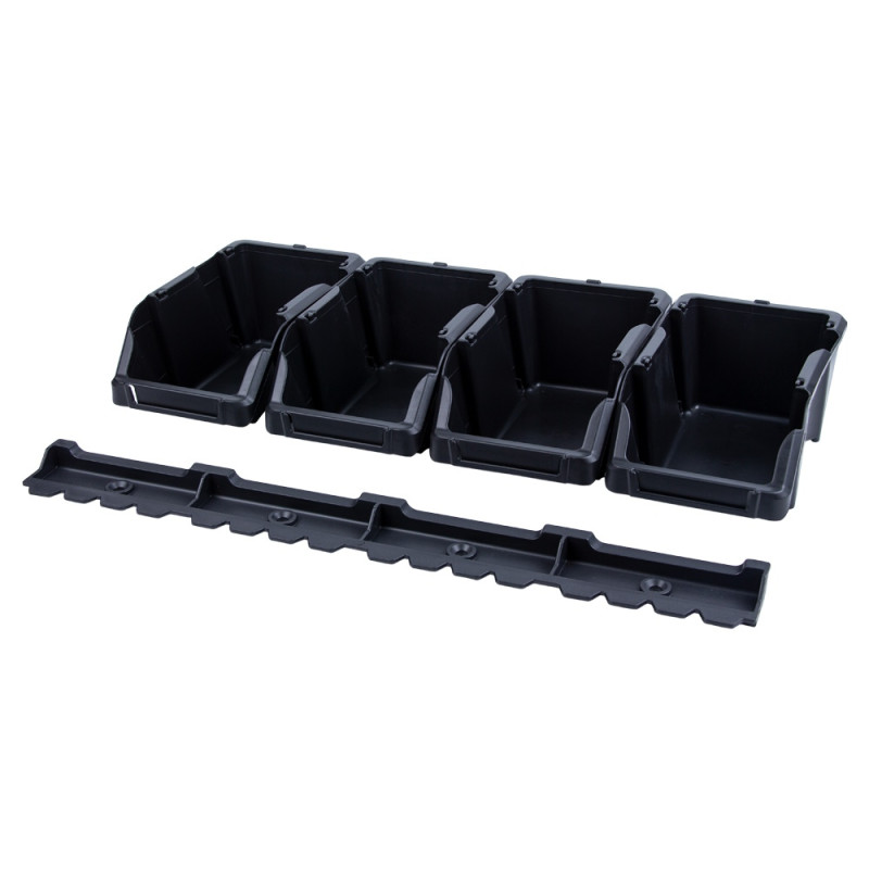 SIGMA Набор лотков для метизов 8шт с креплениями (черный) (7418371)