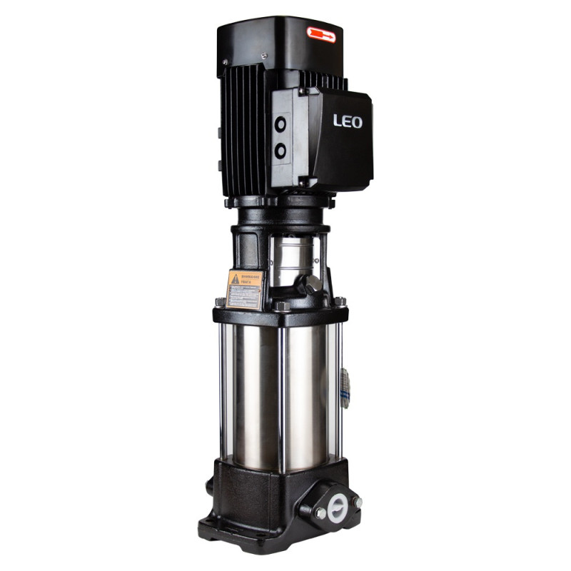 Leo Насос центробежный вертикальный многоступенчатый 0.75кВт Hmax 78м Qmax 40л/мин нерж 3.0 innovation LVRm (S) 1-13 (771012)