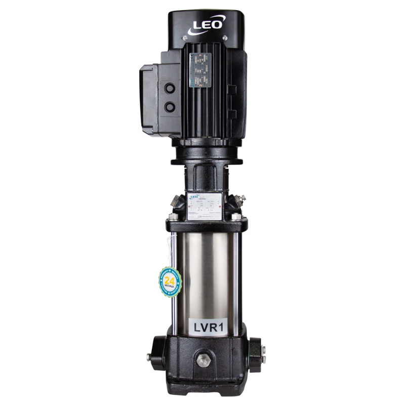 Leo Насос центробежный вертикальный многоступенчатый 0.75кВт Hmax 78м Qmax 40л/мин нерж 3.0 innovation LVRm (S) 1-13 (771012)