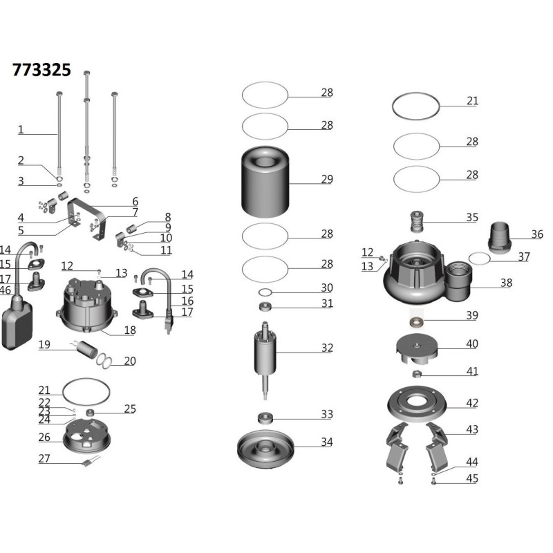 Aquatica Насос дренажний 1.1кВт Hmax 9м Qmx 333л/хв (773325)