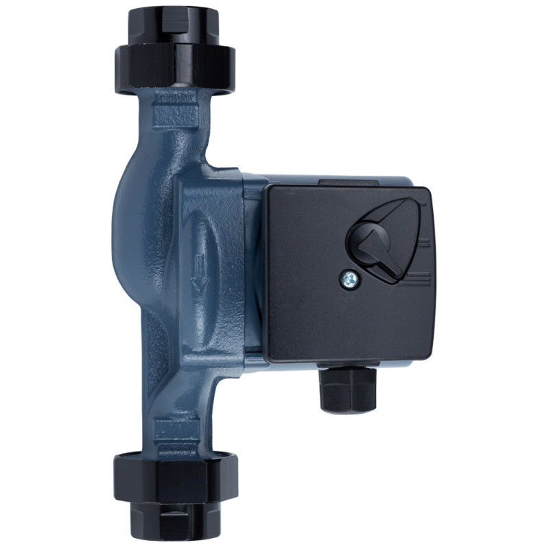 WETRON Насос циркуляционный 65Вт Hmax 4м Qmax 63л/мин Ø1 1/2" 180мм + гайки Ø1" (774512)