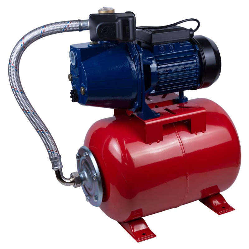 WETRON Станция 1.1кВт Hmax 50м Qmax 60л/мин (самовсасывающий насос) 24л Украина JET80A5 (775044/24)