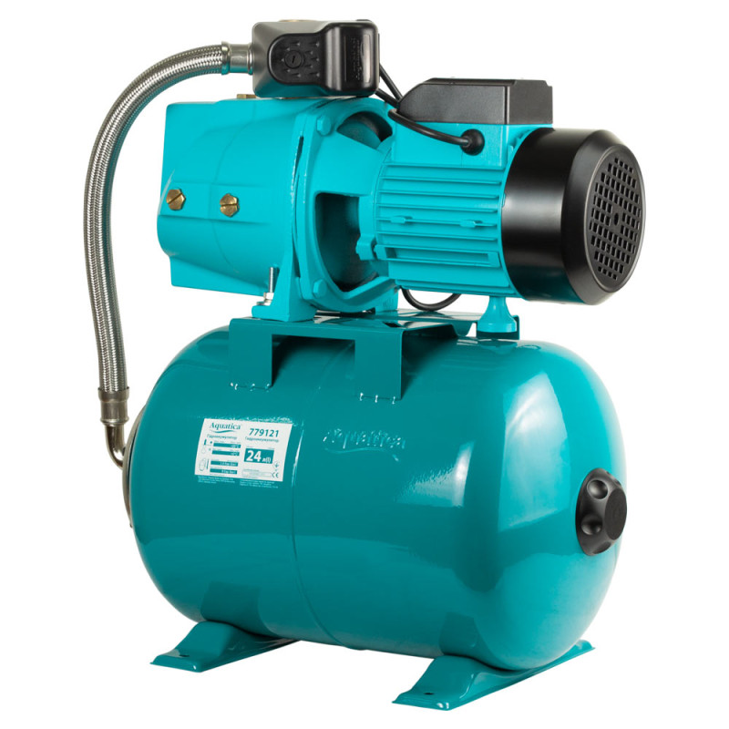 Aquatica Станція 0.75кВт Hmax 42м Qmax 80л/хв (самовсмоктуючий насос) 24л Україна (775083/24)