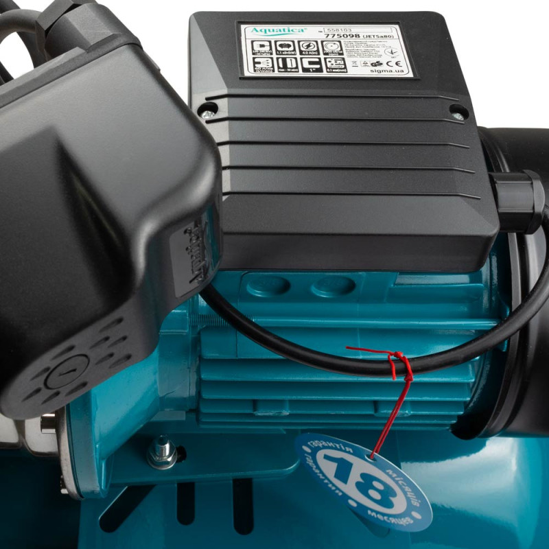 Aquatica Станція 1.1кВт Hmax 50м Qmax 60л/хв (самовсмоктуючий насос нерж) 24л Україна (775098/24)
