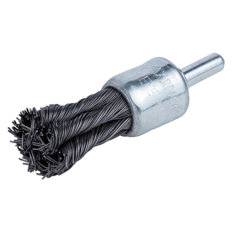 SIGMA Щетка проволочная чашевидная Ø17мм хвостовик Ø6мм (стальная витая) (9028011)